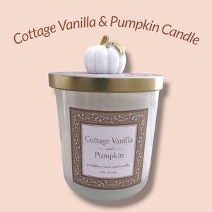 NWT DW Home Cottage Vanilla & Pumpkin Candle